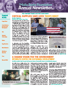 Julia Burke Foundation 2011_Newsletter-Cover