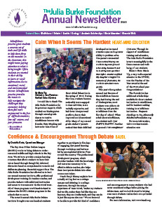 Julia Burke Foundation 2015_Newsletter Cover