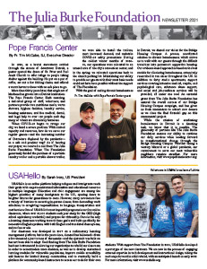 Julia Burke Foundation 2021_Newsletter Cover